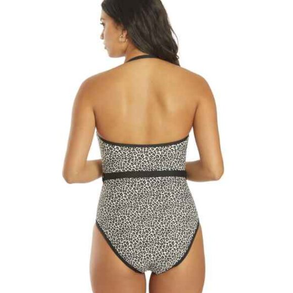 ❤️🌴 HOST PIC! ❤️🌴 Michael Kors  Mini Leopard Belted Bandeau Sz 10 🖤 - Picture 6 of 6